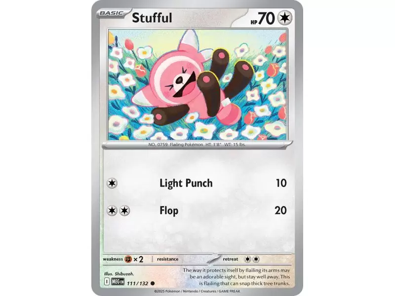 Stufful (Common) – ME01 Mega Evolution | Carta POKEMON en México