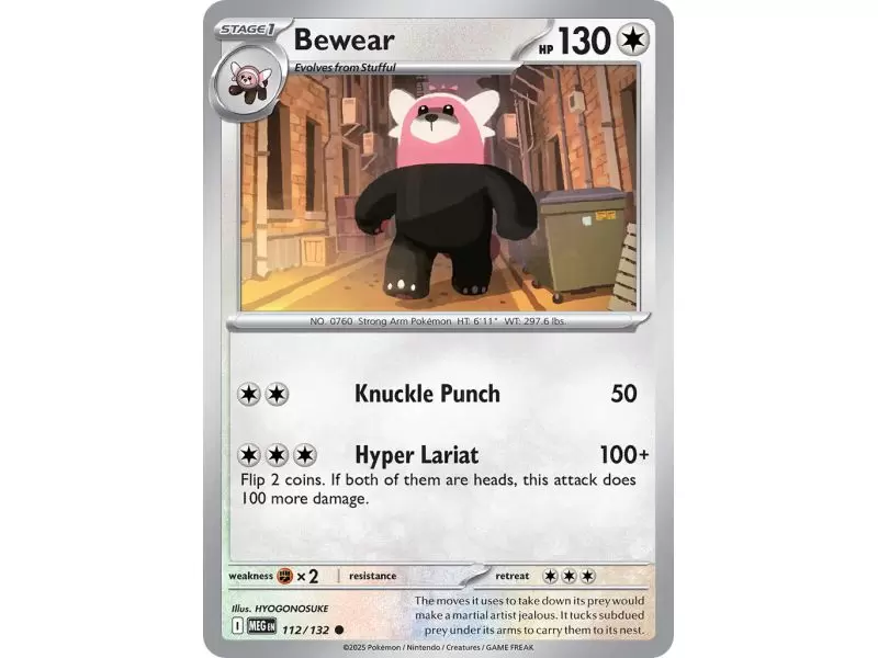 Bewear (Common) – ME01 Mega Evolution | Carta POKEMON en México