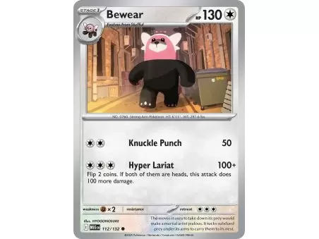 Bewear (Common) – ME01 Mega Evolution | Carta POKEMON en México