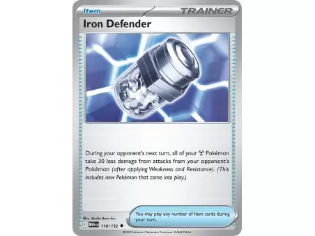 Iron Defender (Uncommon) – ME01 Mega Evolution | Carta POKEMON en México