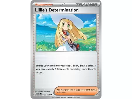 Lillie's Determination (Uncommon) – ME01 Mega Evolution | Carta POKEMON en México
