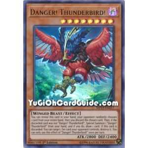 Danger! Thunderbird! (Ultra Rare) – 2019 Gold Sarcophagus Mega Pack | Carta YUGIOH en México