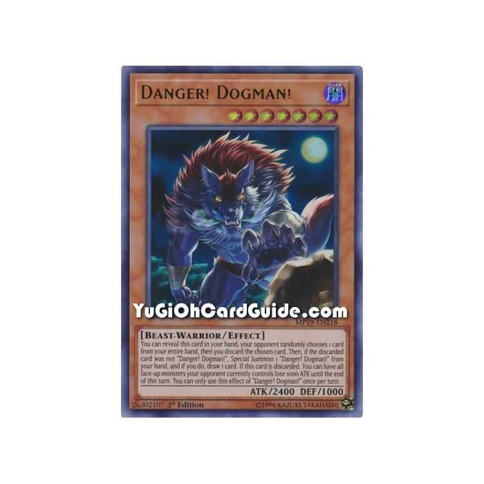 Danger! Dogman! (Ultra Rare) – 2019 Gold Sarcophagus Mega Pack | Carta YUGIOH en México
