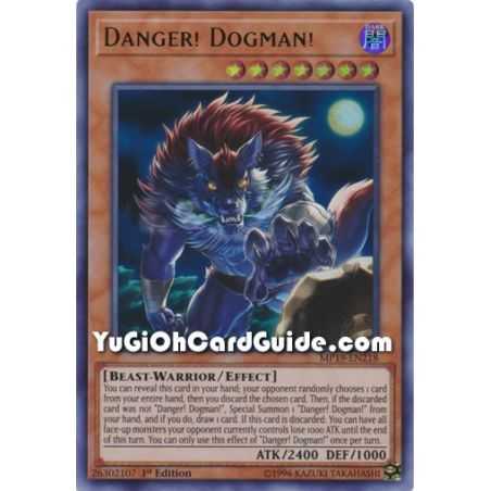 Danger! Dogman! (Ultra Rare) – 2019 Gold Sarcophagus Mega Pack | Carta YUGIOH en México