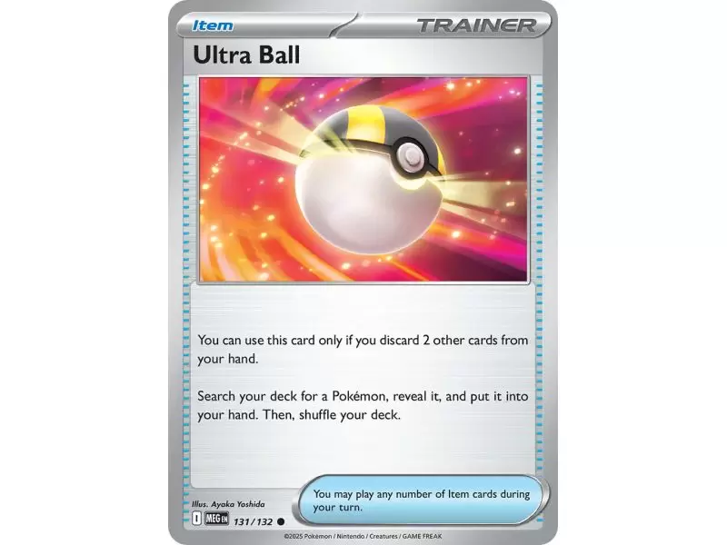 Ultra Ball (Uncommon) – ME01 Mega Evolution | Carta POKEMON en México