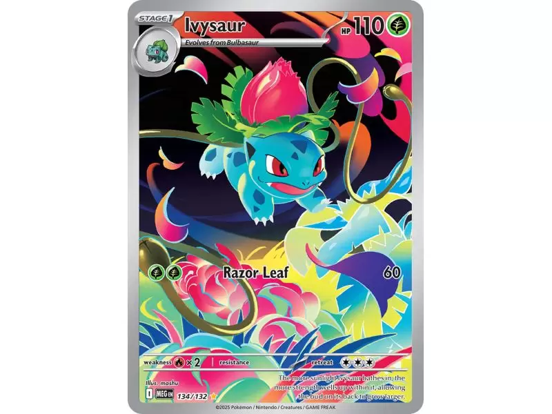 Ivysaur (Illustration Rare) – ME01 Mega Evolution | Carta POKEMON en México