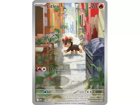 Litleo (Illustration Rare) – ME01 Mega Evolution | Carta POKEMON en México