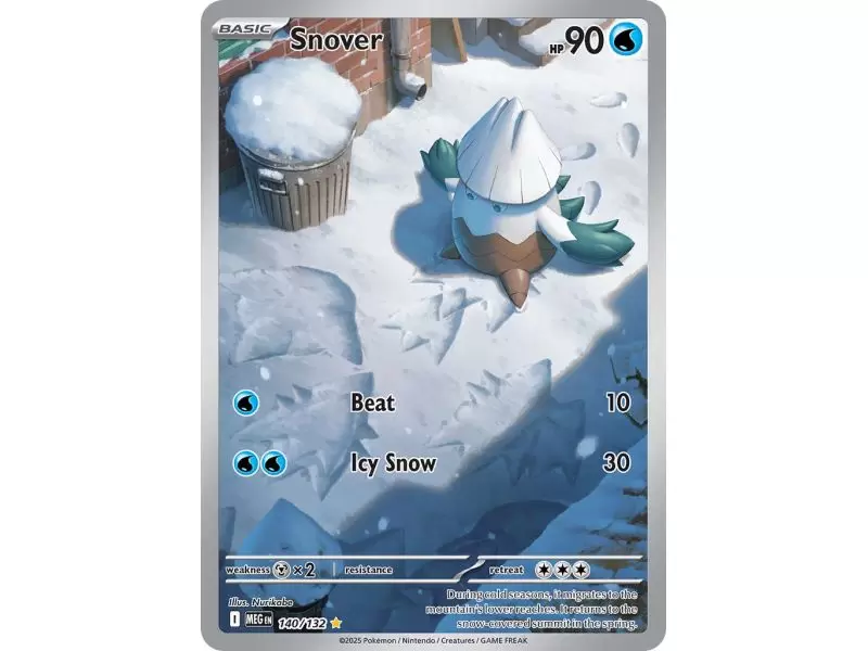 Snover (Illustration Rare) – ME01 Mega Evolution | Carta POKEMON en México