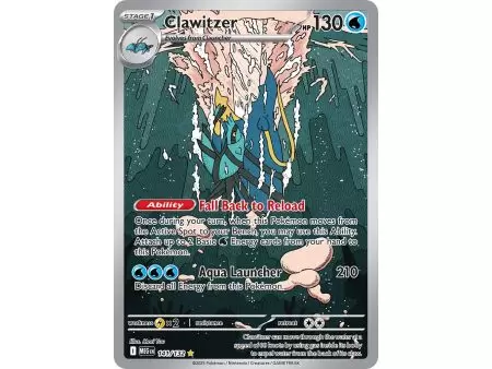 Clawitzer (Illustration Rare) – ME01 Mega Evolution | Carta POKEMON en México