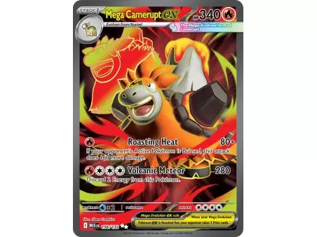 Mega Camerupt ex (Ultra Rare) – ME01 Mega Evolution | Carta POKEMON en México