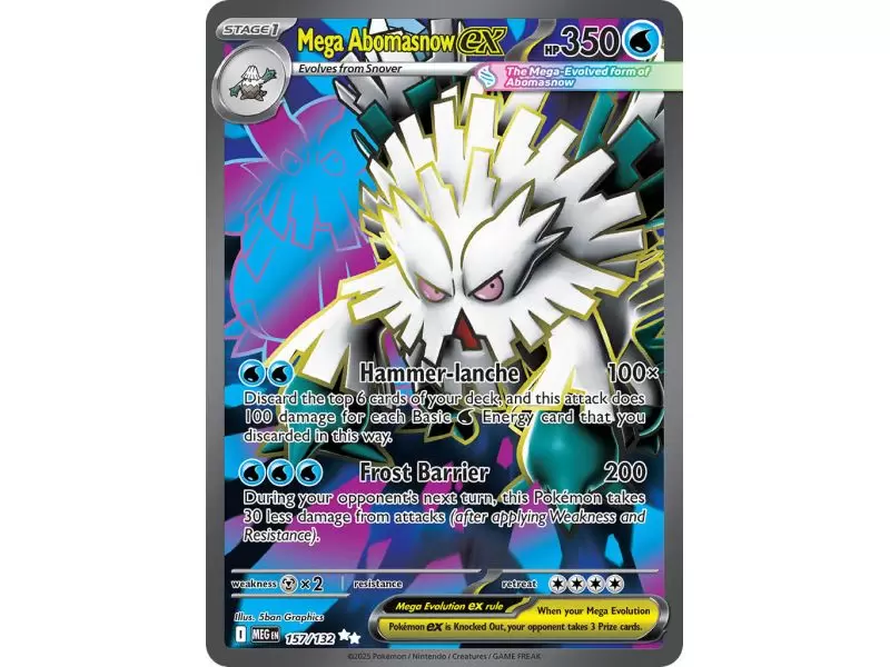 Mega Abomasnow ex (Ultra Rare) – ME01 Mega Evolution | Carta POKEMON en México