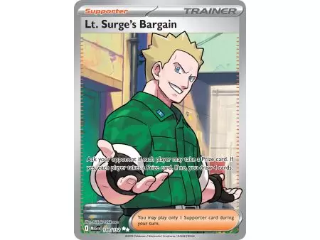 Lt. Surge's Bargain (Ultra Rare) – ME01 Mega Evolution | Carta POKEMON en México