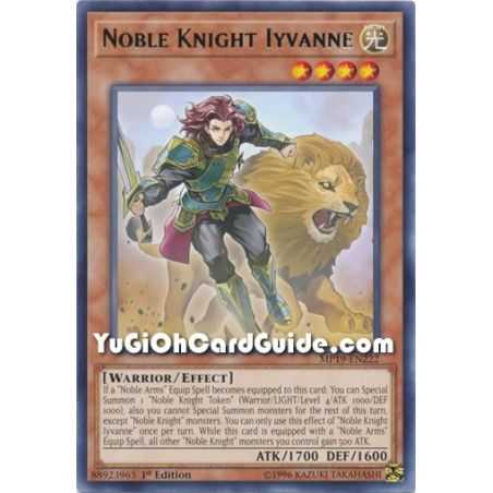 Noble Knight Iyvanne (Rare) – 2019 Gold Sarcophagus Mega Pack | Carta YUGIOH en México