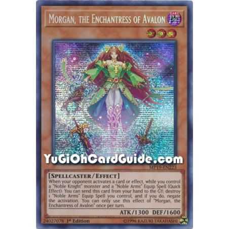 Morgan, the Enchantress of Avalon (Prismatic Secret Rare) – 2019 Gold Sarcophagus Mega Pack | Carta YUGIOH en México
