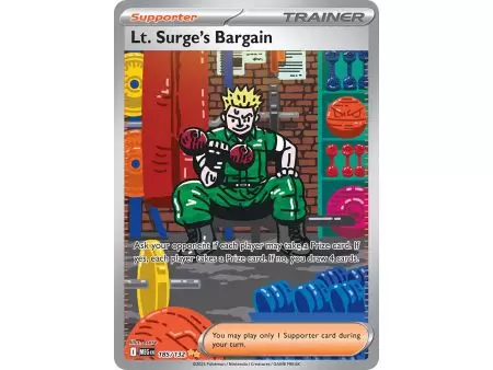 Lt. Surge's Bargain (Special Illustration Rare) – ME01 Mega Evolution | Carta POKEMON en México