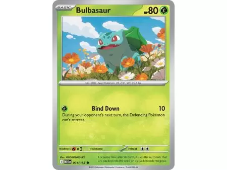 Bulbasaur (Common/Reverse Holofoil) – ME01 Mega Evolution | Carta POKEMON en México