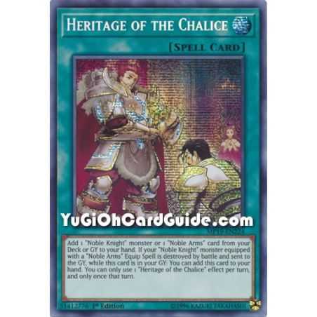 Heritage of the Chalice (Prismatic Secret Rare) – 2019 Gold Sarcophagus Mega Pack | Carta YUGIOH en México