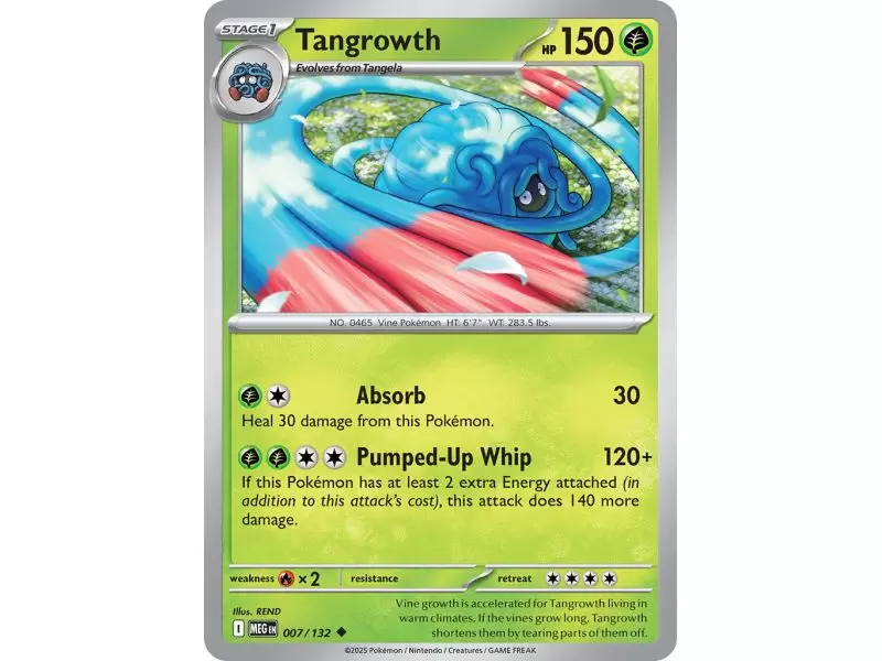 Tangrowth (Uncommon/Reverse Holofoil) – ME01 Mega Evolution | Carta POKEMON en México
