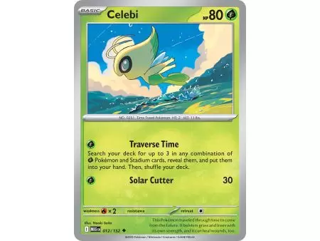 Celebi (Uncommon/Reverse Holofoil) – ME01 Mega Evolution | Carta POKEMON en México
