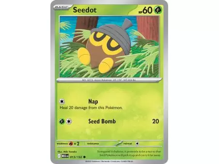 Seedot (Common/Reverse Holofoil) – ME01 Mega Evolution | Carta POKEMON en México