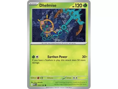 Dhelmise (Common/Reverse Holofoil) – ME01 Mega Evolution | Carta POKEMON en México