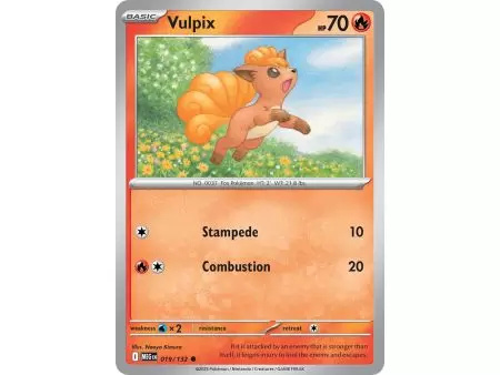 Vulpix (Common/Reverse Holofoil) – ME01 Mega Evolution | Carta POKEMON en México