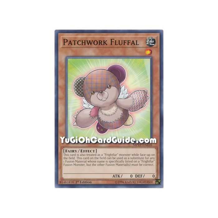 Patchwork Fluffal (Common) – 2019 Gold Sarcophagus Mega Pack | Carta YUGIOH en México