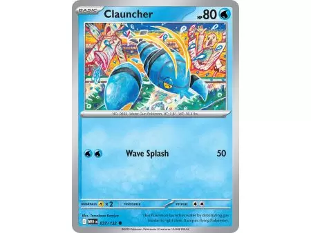 Clauncher (Common/Reverse Holofoil) – ME01 Mega Evolution | Carta POKEMON en México