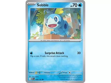 Sobble (Common/Reverse Holofoil) – ME01 Mega Evolution | Carta POKEMON en México