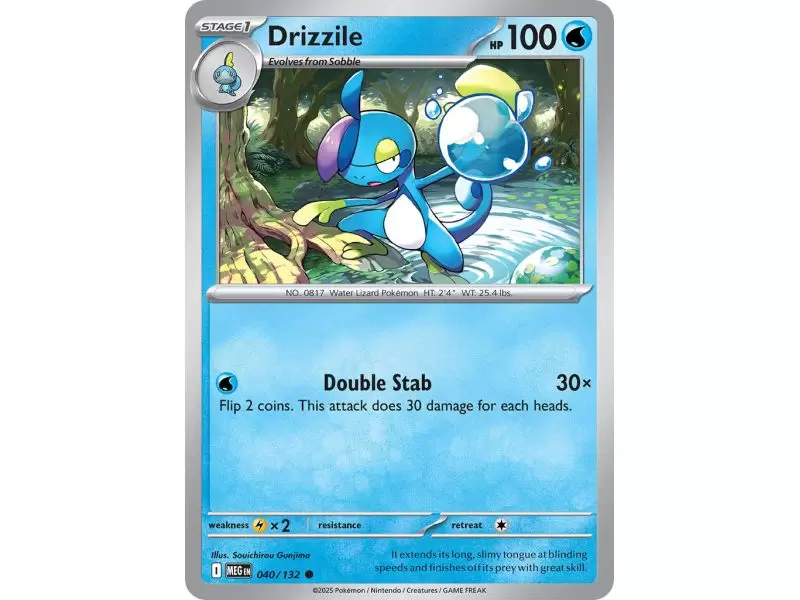 Drizzile (Common/Reverse Holofoil) – ME01 Mega Evolution | Carta POKEMON en México