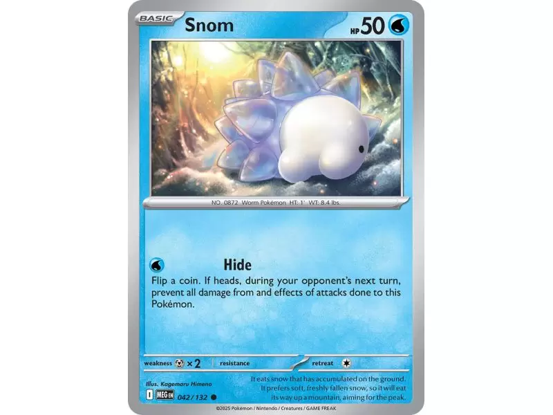 Snom (Common/Reverse Holofoil) – ME01 Mega Evolution | Carta POKEMON en México