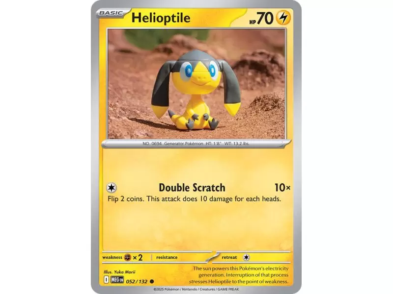 Helioptile (Common/Reverse Holofoil) – ME01 Mega Evolution | Carta POKEMON en México