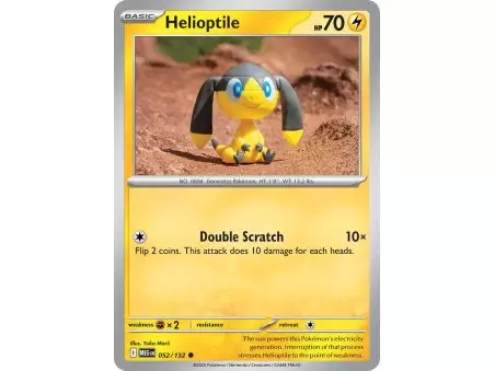 Helioptile (Common/Reverse Holofoil) – ME01 Mega Evolution | Carta POKEMON en México