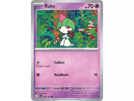 Ralts (Common/Reverse Holofoil) – ME01 Mega Evolution | Carta POKEMON en México