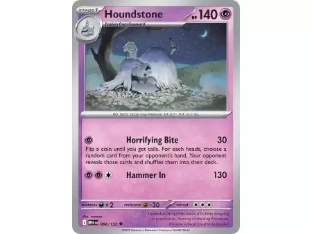 Houdstone (Uncommon/Reverse Holofoil) – ME01 Mega Evolution | Carta POKEMON en México