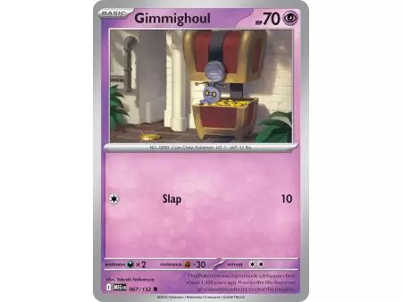 Gimmighoul (Common/Reverse Holofoil) – ME01 Mega Evolution | Carta POKEMON en México