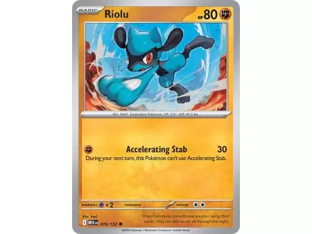 Riolu (Common/Reverse Holofoil) – ME01 Mega Evolution | Carta POKEMON en México