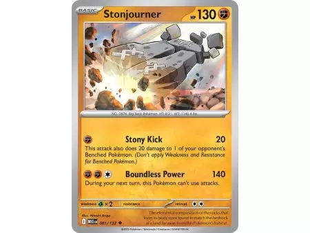 Stonjourner (Uncommon/Reverse Holofoil) – ME01 Mega Evolution | Carta POKEMON en México