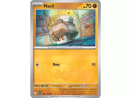 Nacli (Common/Reverse Holofoil) – ME01 Mega Evolution | Carta POKEMON en México