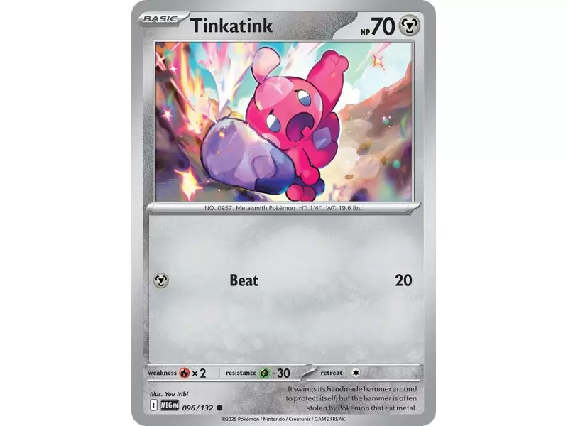 Tinkatink (Common/Reverse Holofoil) – ME01 Mega Evolution | Carta POKEMON en México