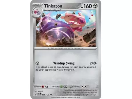 Tinkaton (Uncommon/Reverse Holofoil) – ME01 Mega Evolution | Carta POKEMON en México