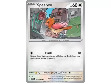 Spearow (Common/Reverse Holofoil) – ME01 Mega Evolution | Carta POKEMON en México