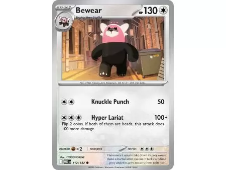 Bewear (Common/Reverse Holofoil) – ME01 Mega Evolution | Carta POKEMON en México