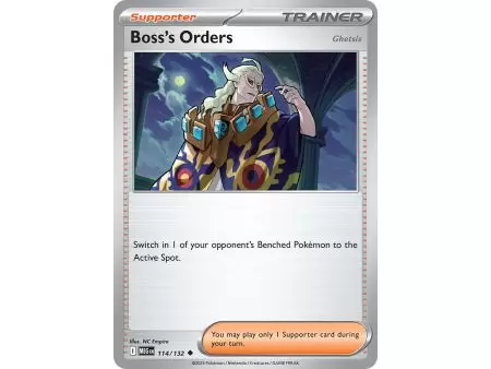 Boss's Orders (Uncommon/Reverse Holofoil) – ME01 Mega Evolution | Carta POKEMON en México