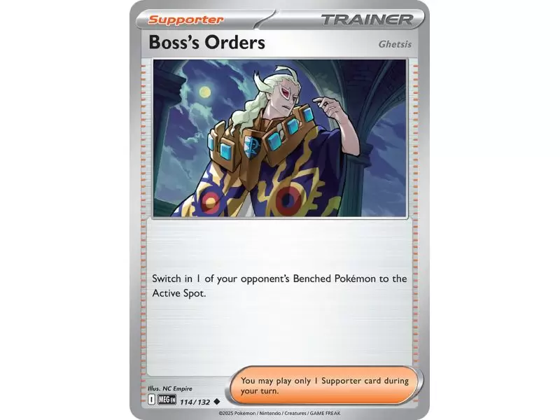 Boss's Orders (Uncommon/Reverse Holofoil) – ME01 Mega Evolution | Carta POKEMON en México