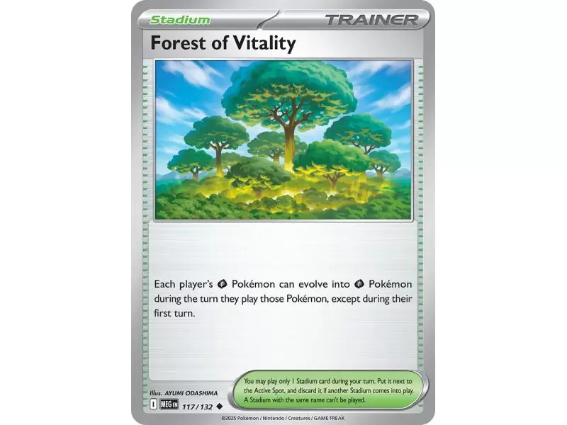 Forest of Vitality (Uncommon/Reverse Holofoil) – ME01 Mega Evolution | Carta POKEMON en México