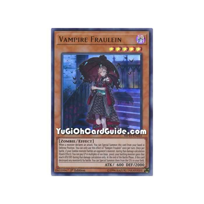 Vampire Fraulein (Ultra Rare) – 2019 Gold Sarcophagus Mega Pack | Carta YUGIOH en México