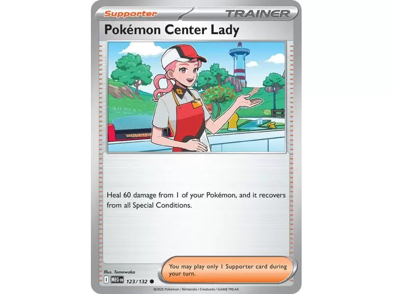 Pokemon Center Lady (Common/Reverse Holofoil) – ME01 Mega Evolution | Carta POKEMON en México