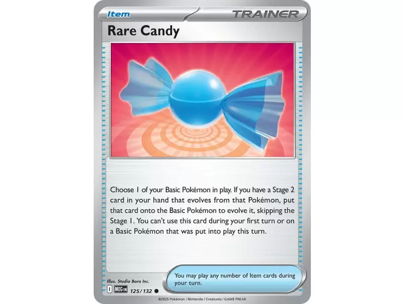 Rare Candy (Uncommon/Reverse Holofoil) – ME01 Mega Evolution | Carta POKEMON en México