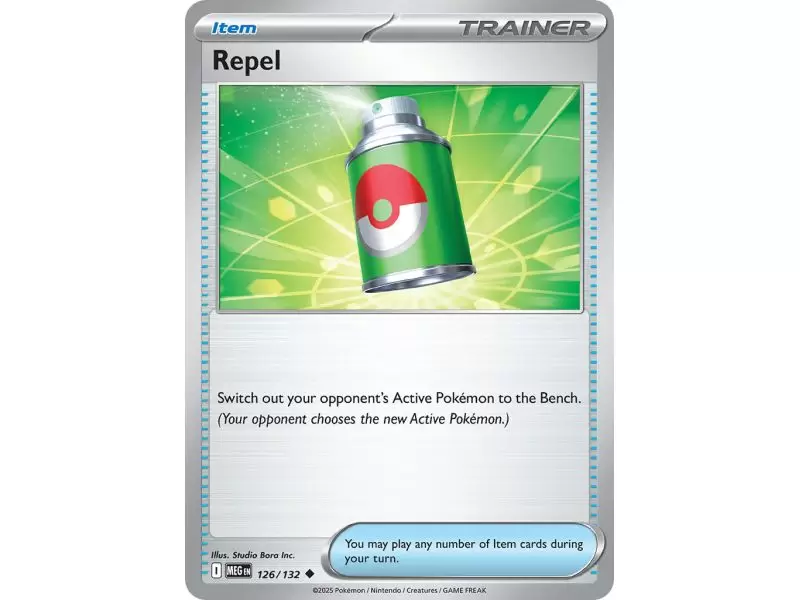 Repel (Uncommon/Reverse Holofoil) – ME01 Mega Evolution | Carta POKEMON en México